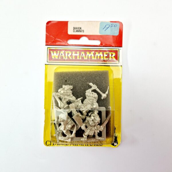 A photo of Skaven Clanrats Warhammer miniatures