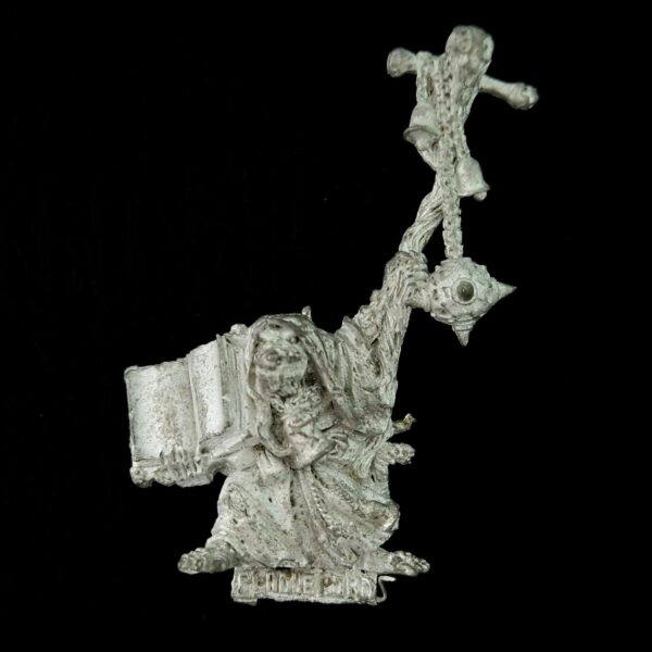A photo of a Skaven Lord Skrolk Warhammer miniature
