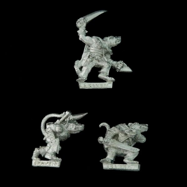 A photo of Skaven Gutter Runners Warhammer miniatures