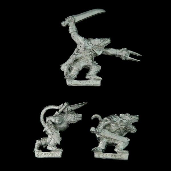A photo of Skaven Gutter Runners Warhammer miniatures