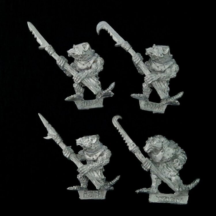 A photo of Skaven Clanrats Warhammer miniatures