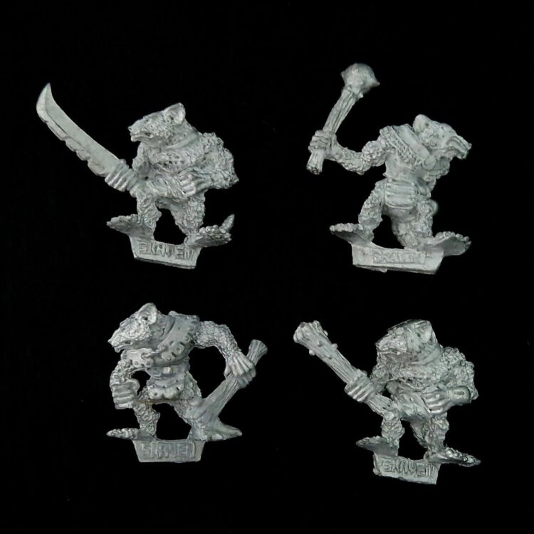A photo of Skaven Clanrats Warhammer miniatures