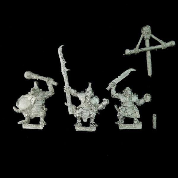 A photo of Skaven Stormvermin Command Warhammer miniatures