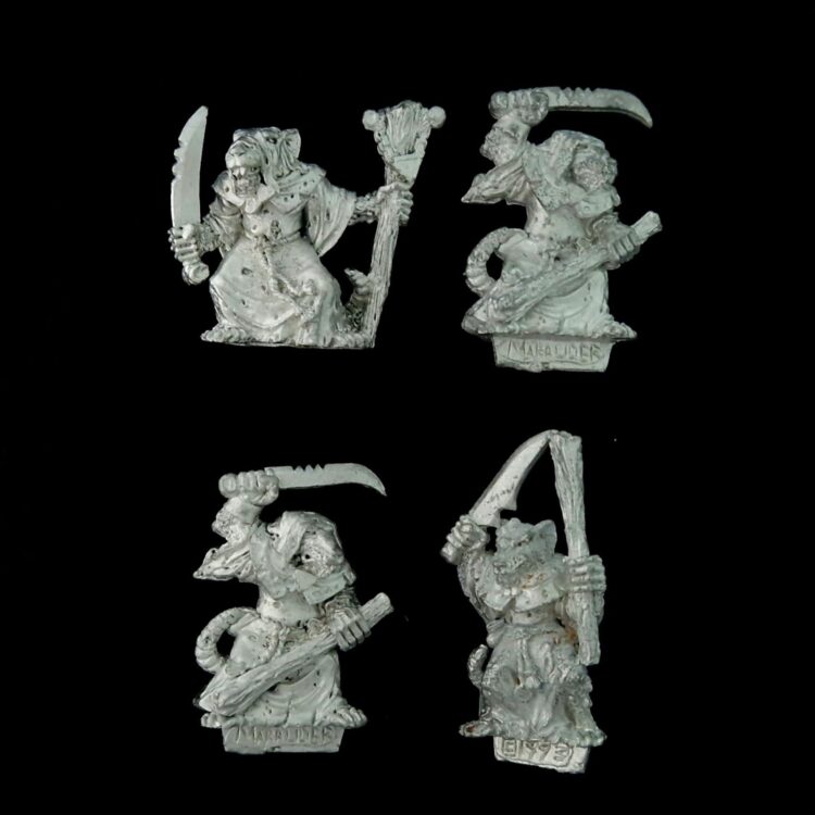 A photo of Skaven Plague Monks Warhammer miniatures