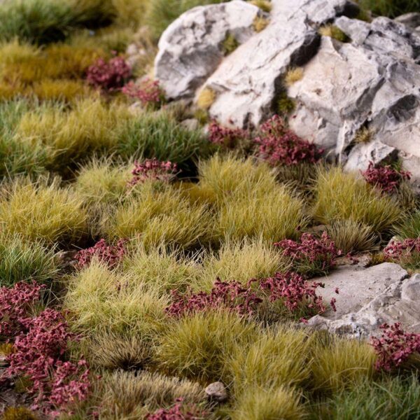 A photo of Gamers Grass Dark Purple Flowers Tufts