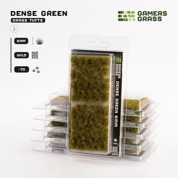 A photo of Gamers Grass Dense Green Tufts 6mm Wild