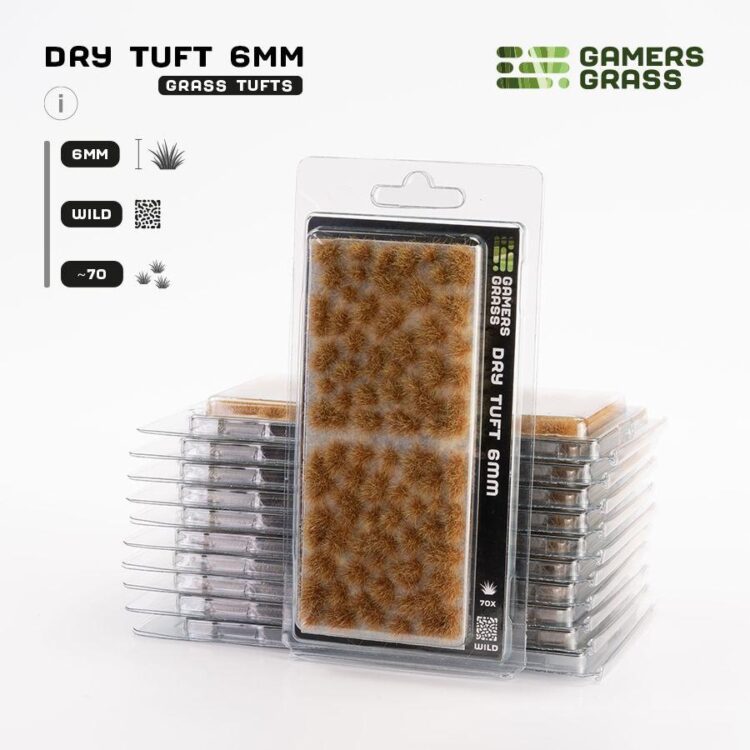 A photo of Gamers Grass Dry Tuft Tufts 6mm Wild