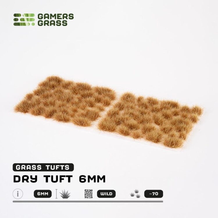 A photo of Gamers Grass Dry Tuft Tufts 6mm Wild