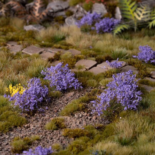 A photo of Gamers Grass Violet Flowers Tufts