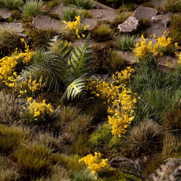 A photo of Gamers Grass Yellow Flowers Tufts