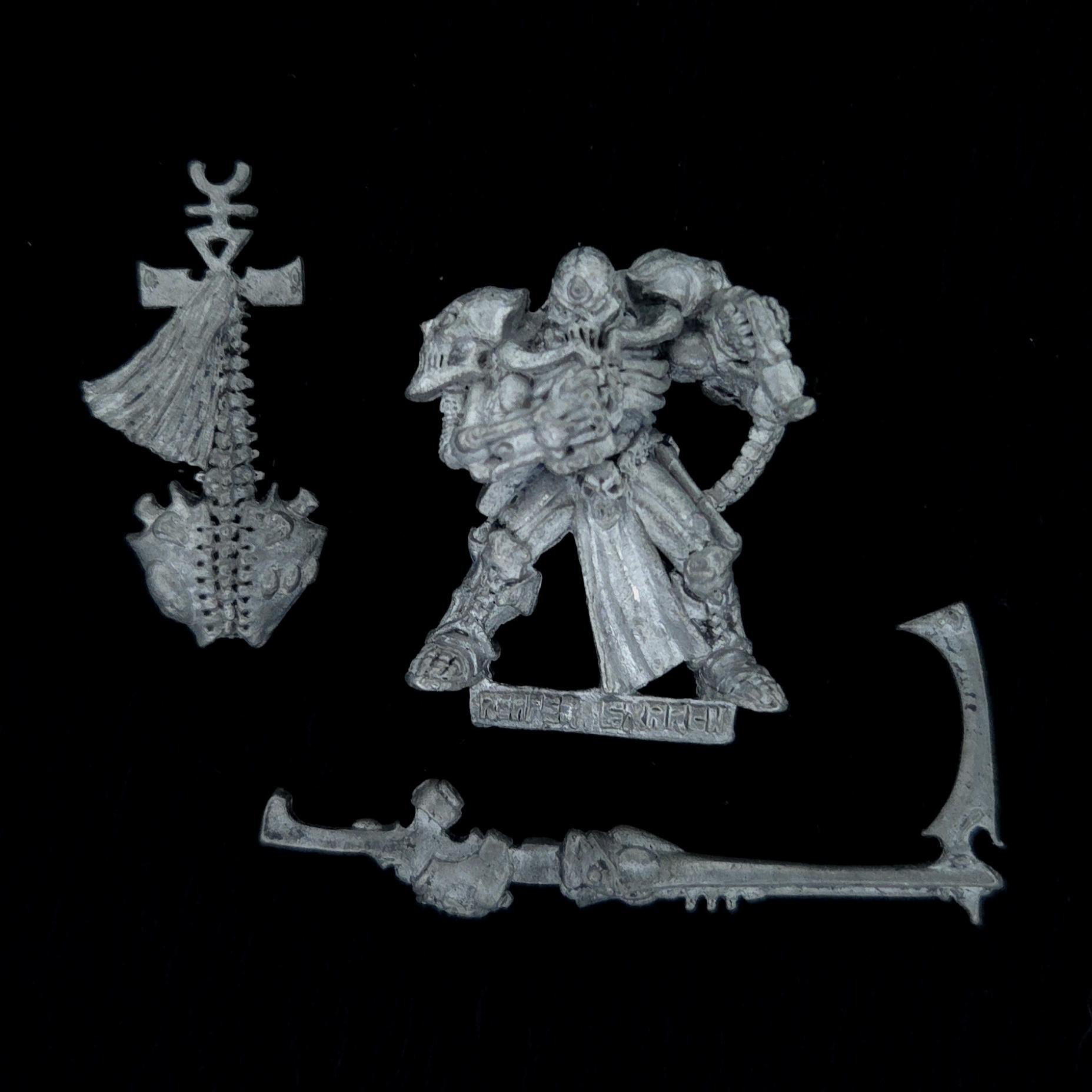 A photo of a Eldar Maugan-Ra The Harvester of Souls Reaper Exarch Warhammer miniature