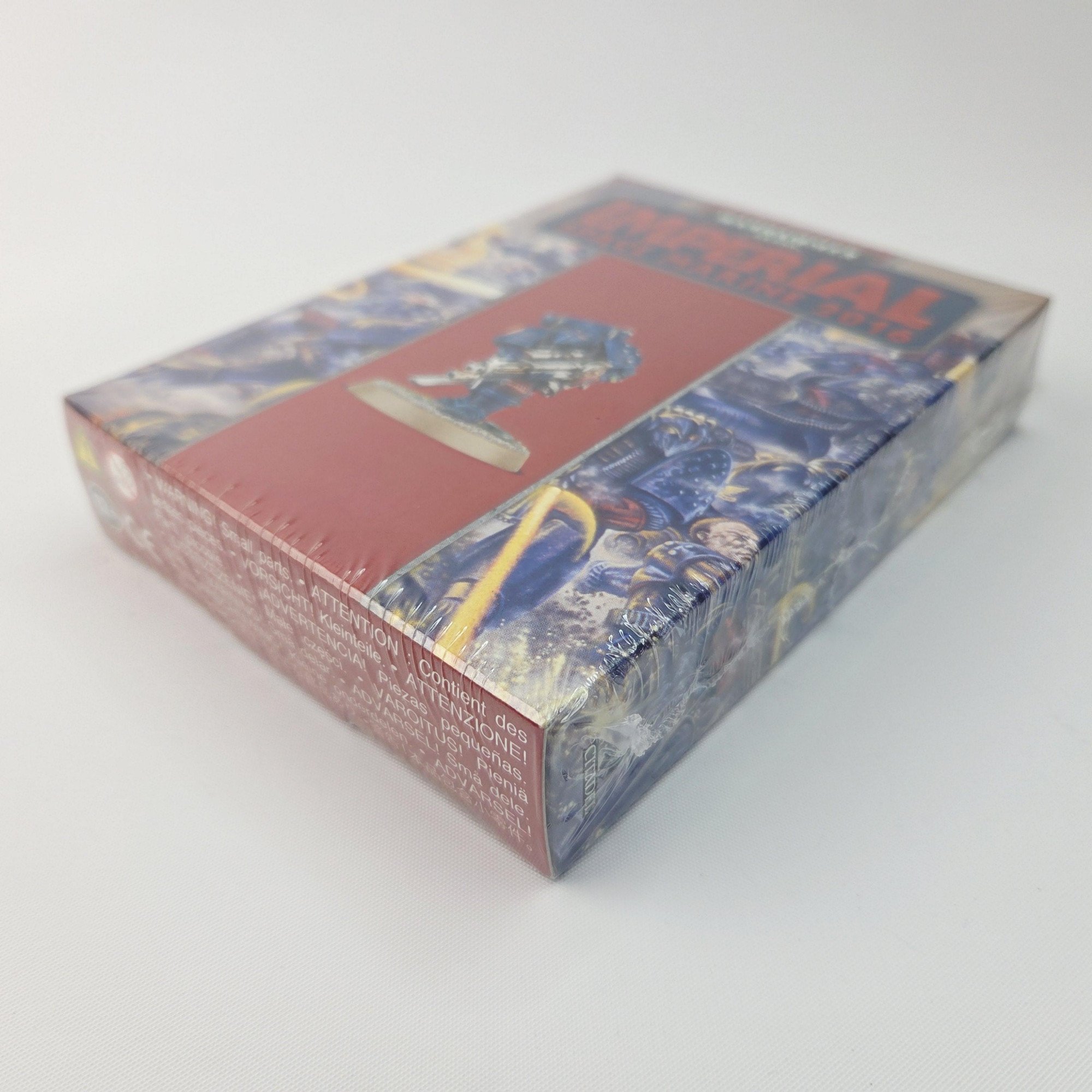 A photo of a Space Marines Imperial Space Marine 2016 Limited Edition Warhammer miniature