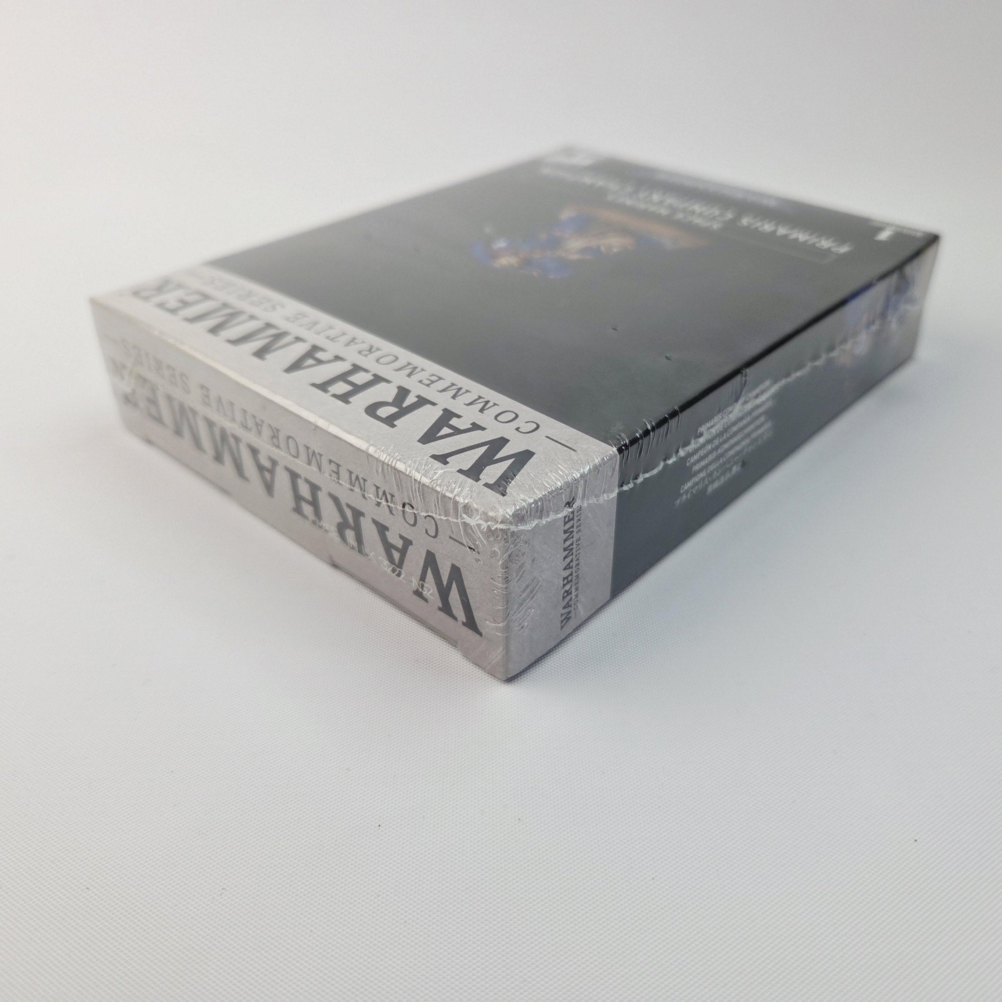 A photo of a Space Marines Commemorative Series Primaris Company Champion Warhammer miniature