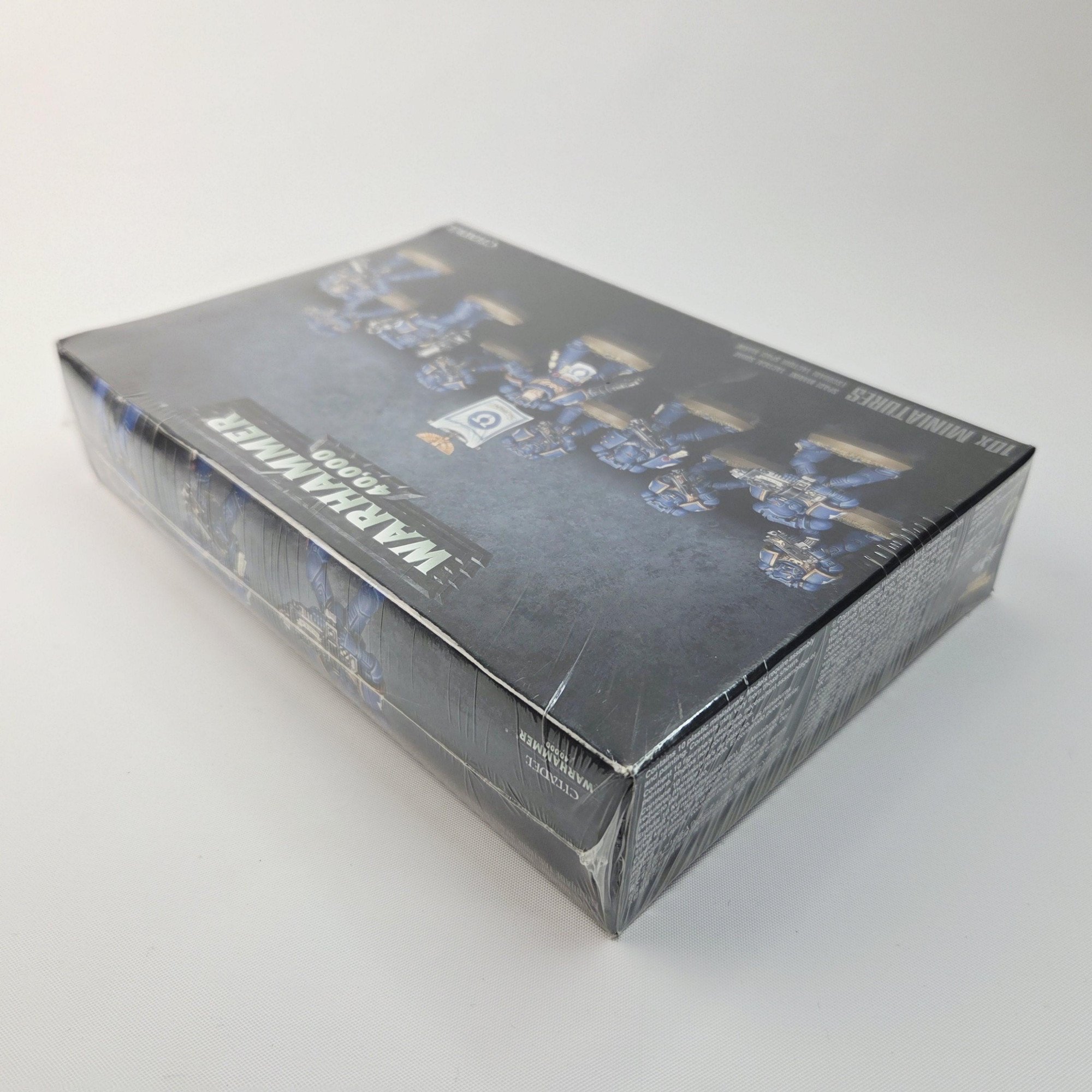 A photo of Space Marines Tactical Squad Warhammer miniatures
