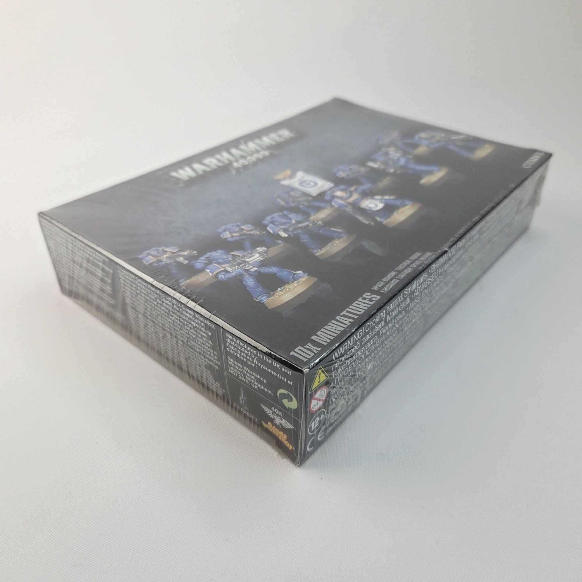 A photo of Space Marines Tactical Squad Warhammer miniatures