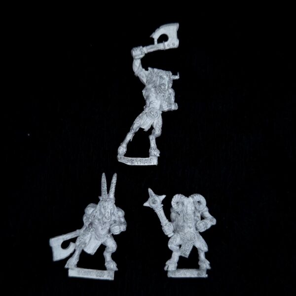 A photo of Beasts of Chaos Beastmen Warhammer miniatrues
