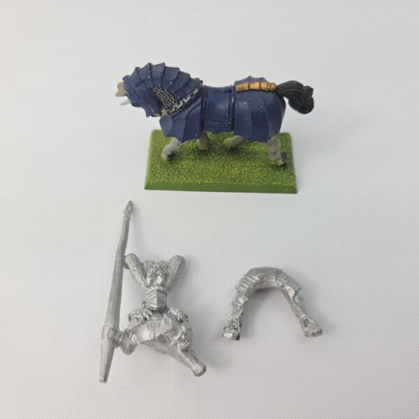 A photo of a The Empire Knights Panther Warhammer miniature