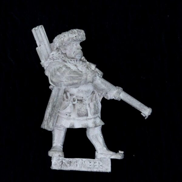 A photo of a The Empire Engineer Warhammer miniature
