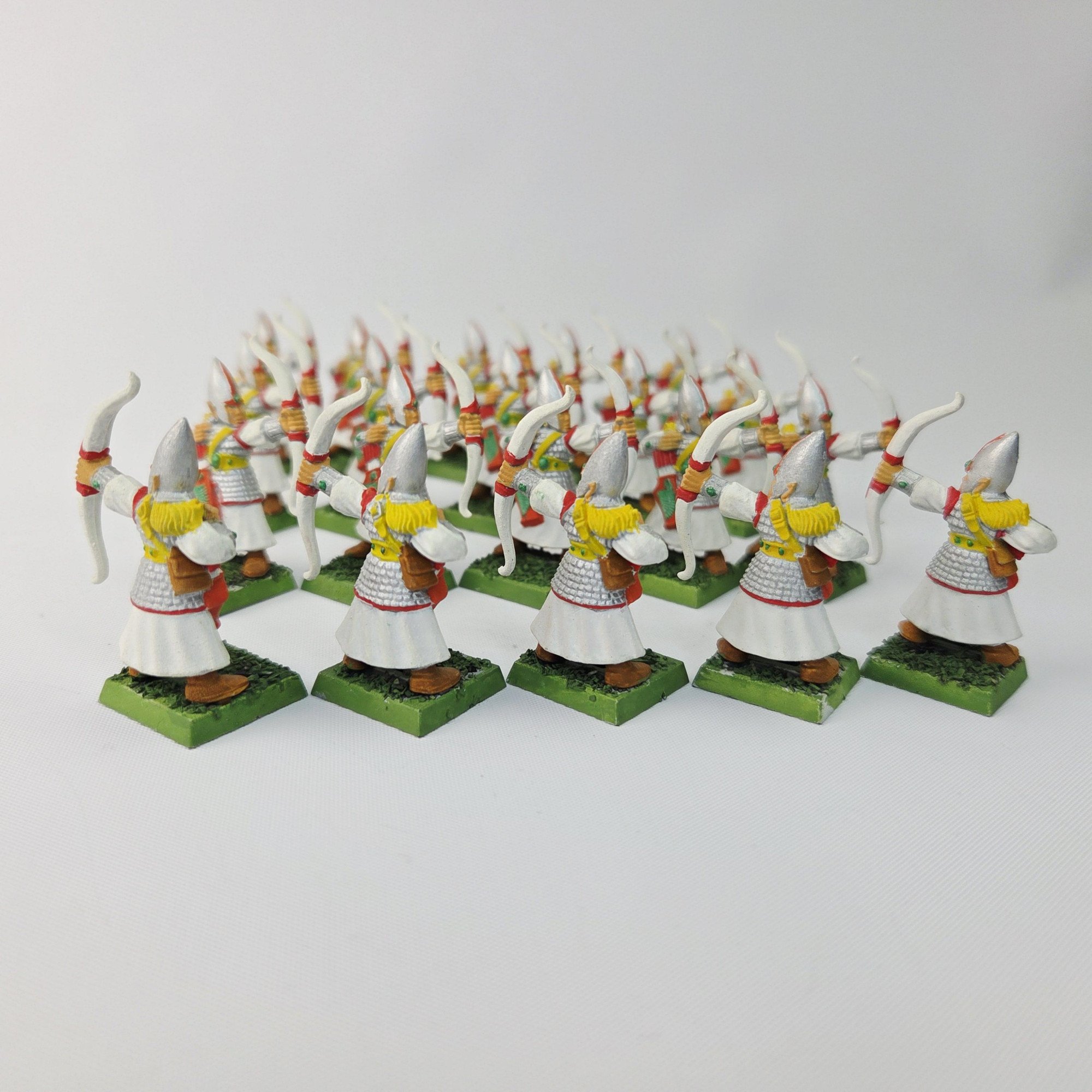 A photo of High Elves Archers Warhammer miniatures