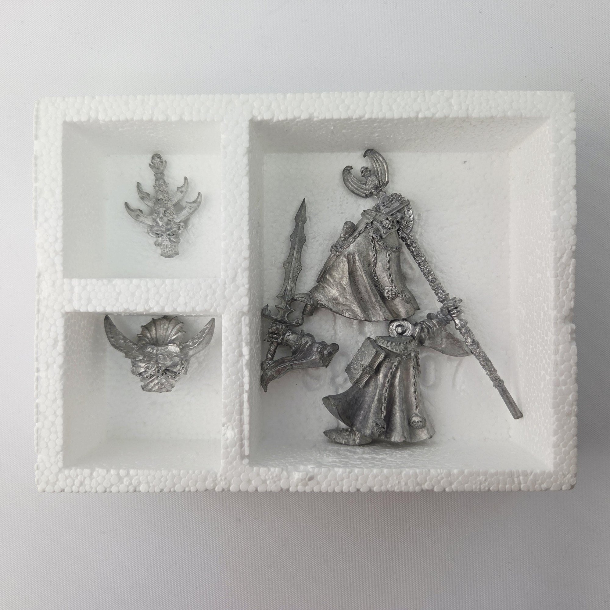 A photo of a Undead Nagash Warhammer miniature