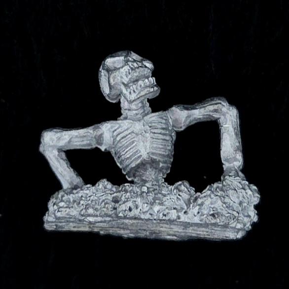 A photo of a Undead C17 Skeleton Warhammer miniature