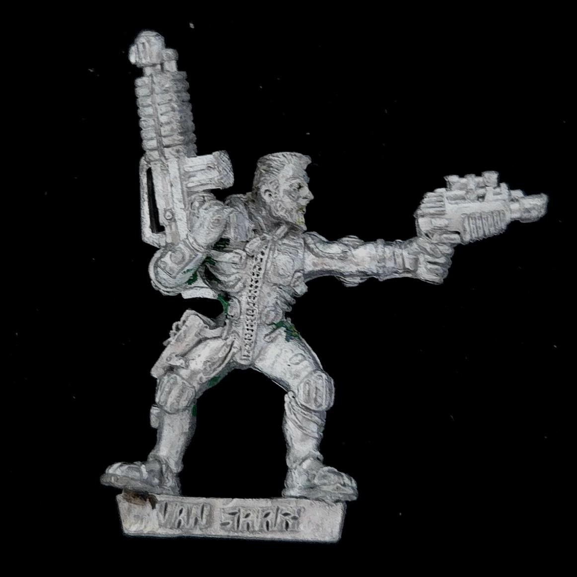 A photo of a Necromunda House van Saar Ganger miniature