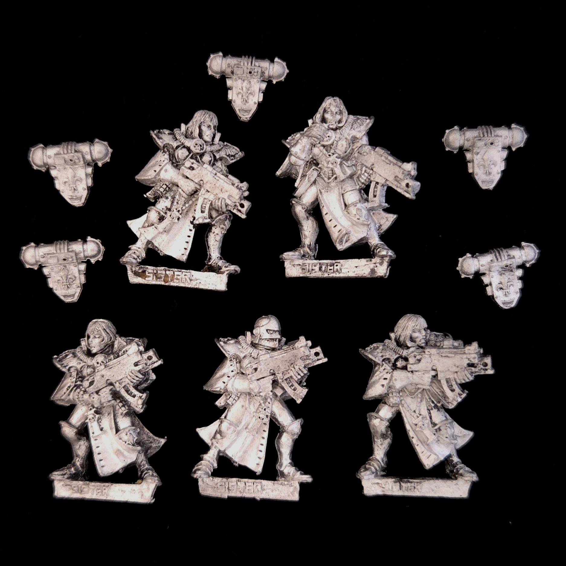 A photo of Sisters of Battle Battle Sisters Warhammer miniatures