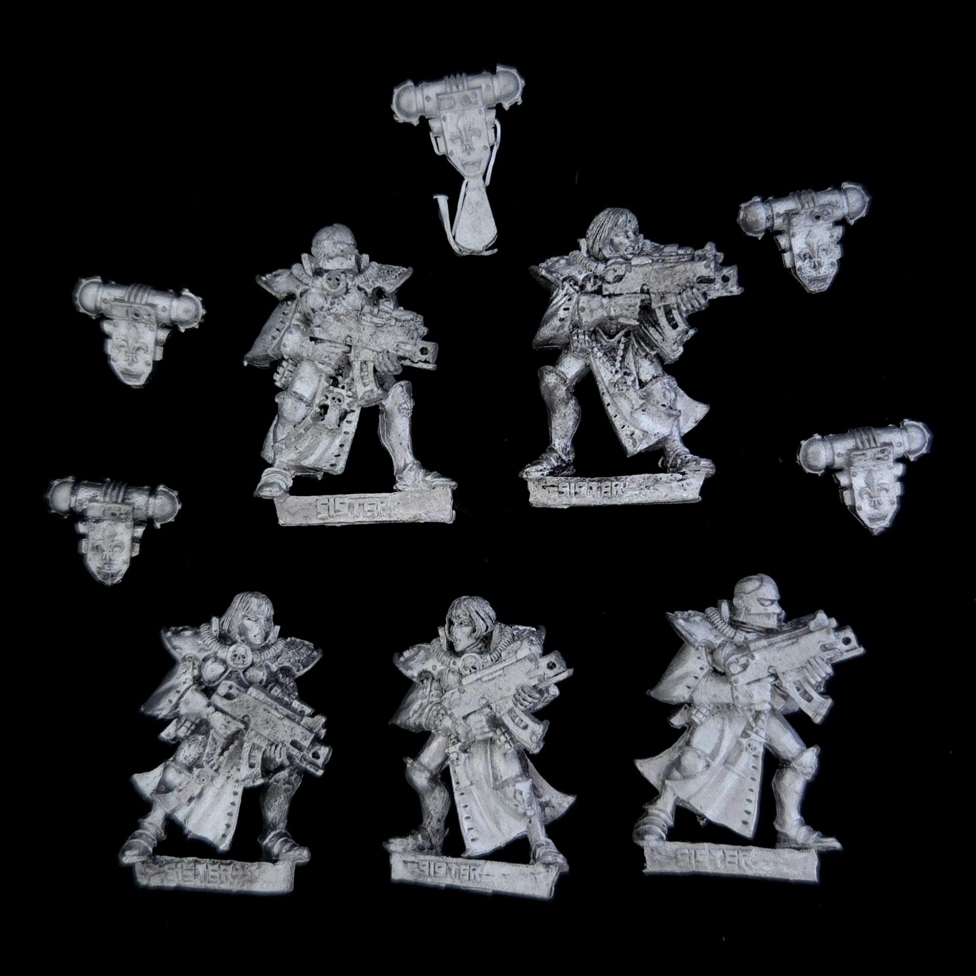 A photo of Sisters of Battle Battle Sisters Warhammer miniatures