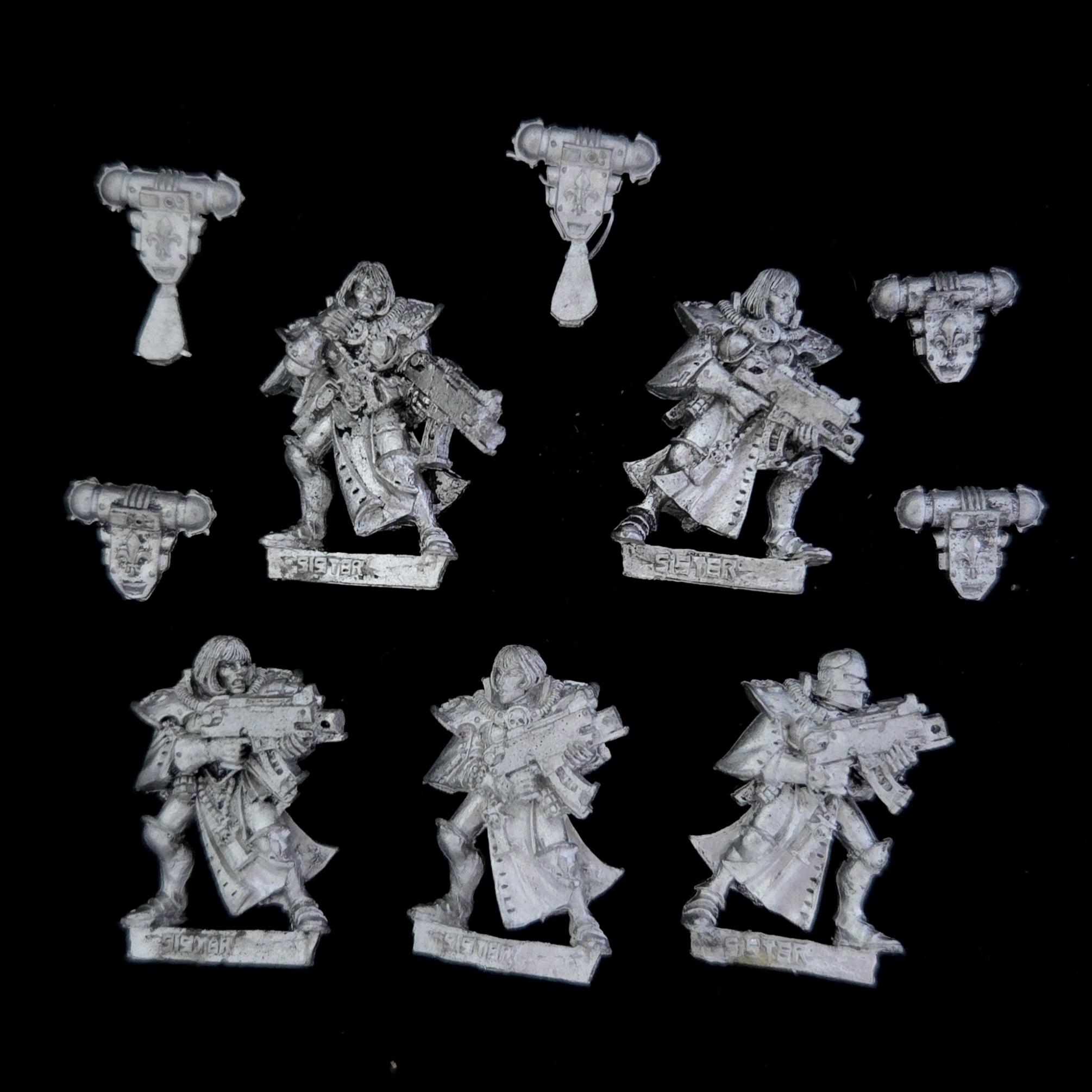A photo of Sisters of Battle Battle Sisters Warhammer miniatures