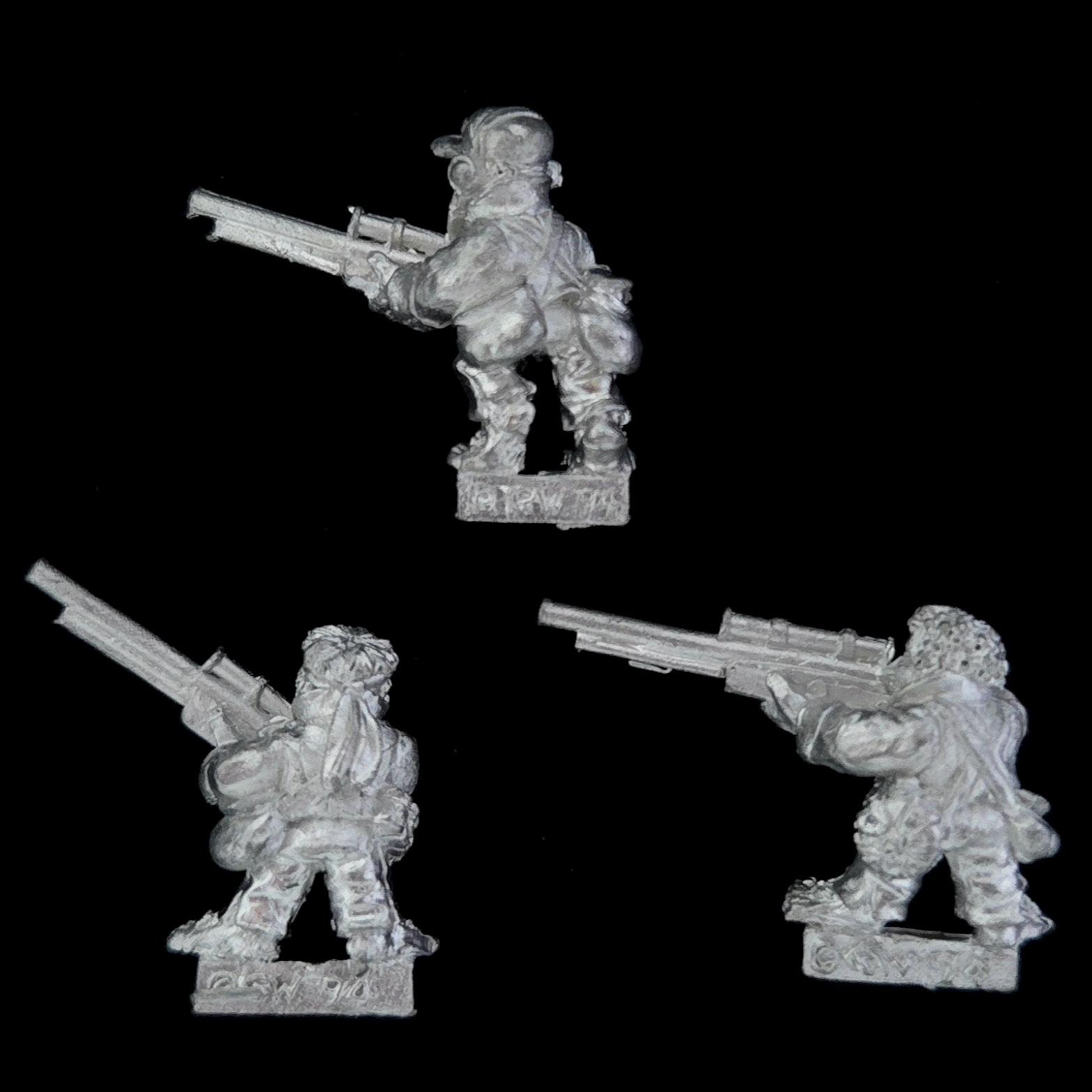 A photo of Imperial Guard Ratling Snipers Warhammer miniatures