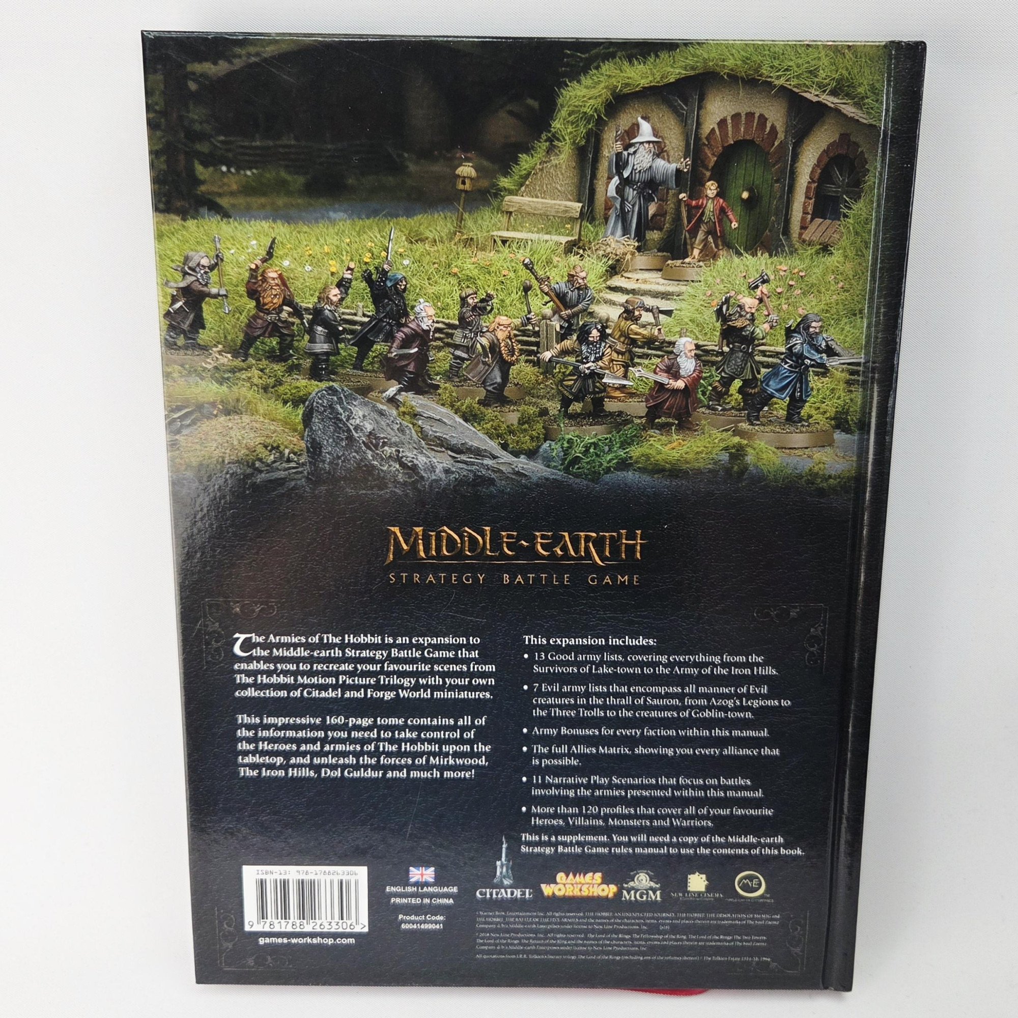 A photo of a Armies of the Hobbit Rulebook