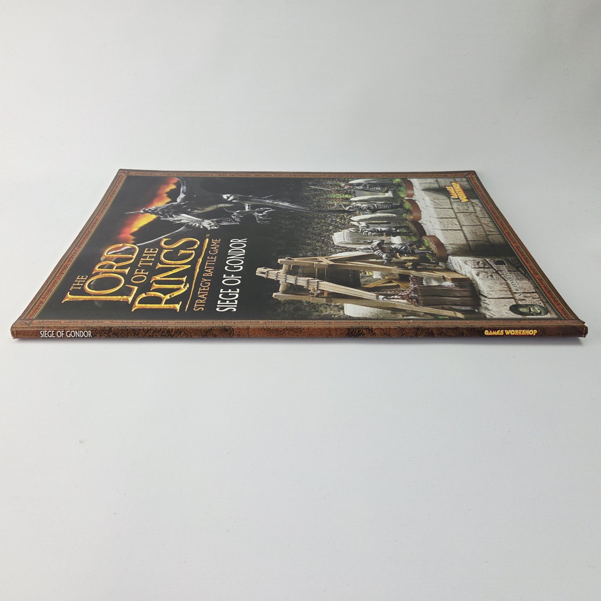 A photo of a The Lord of the Rings Siege of Gondor Rulebook