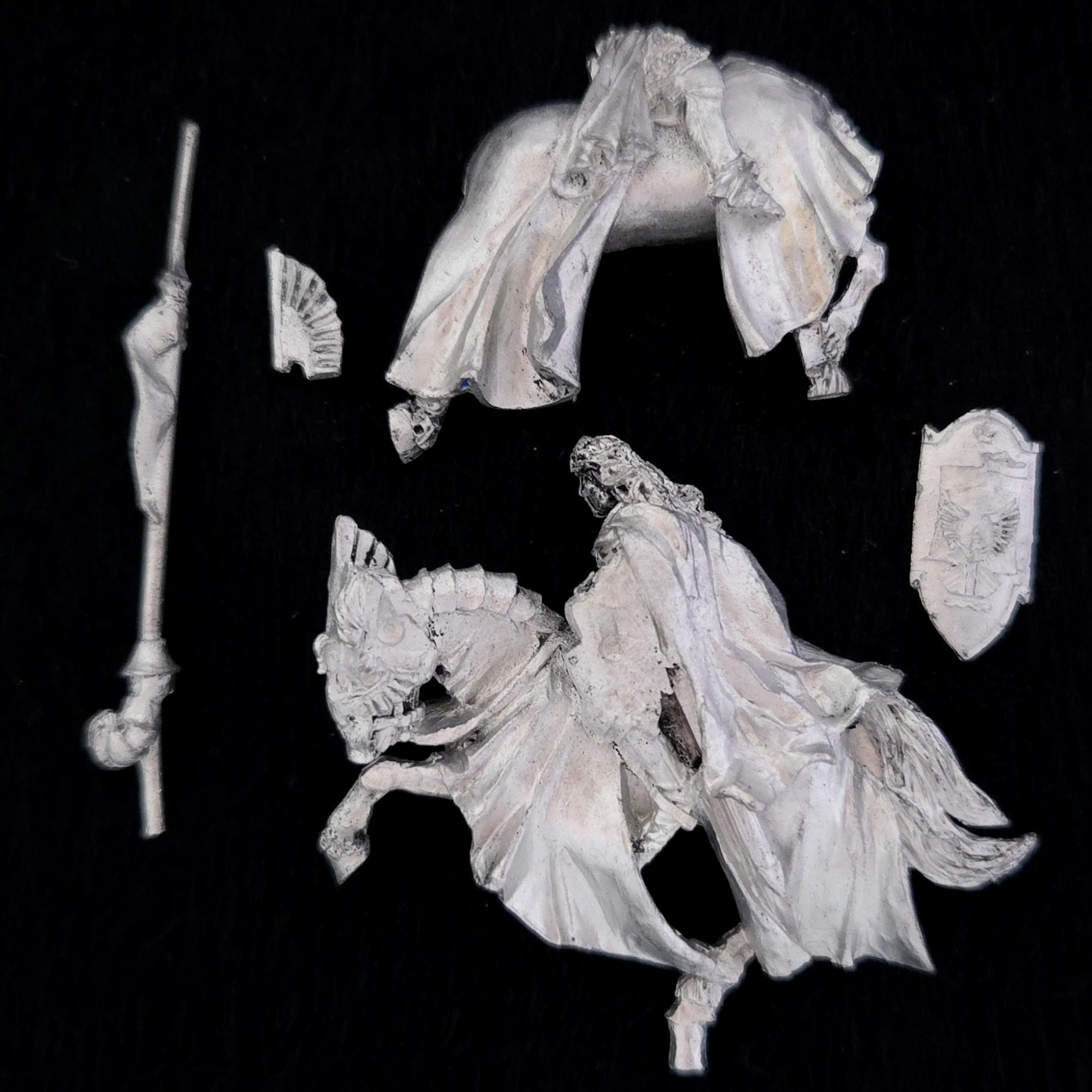 A photo a Imrahil Prince of Dol Amroth Mounted miniature