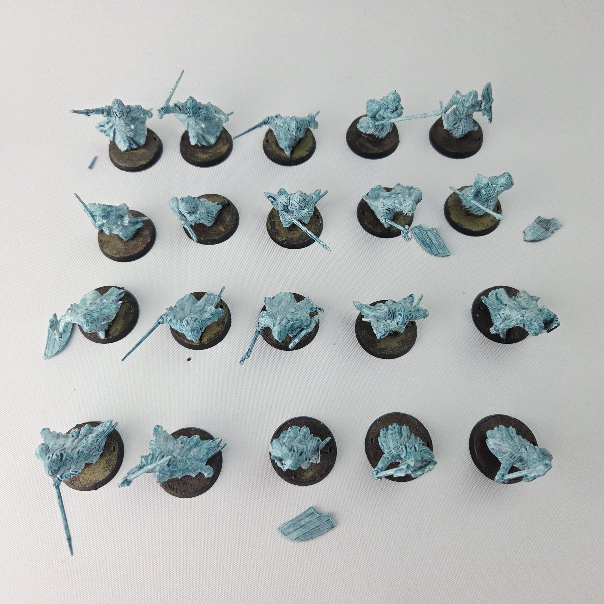 A photo of The Dead of Dunharrow Warriors of the Dead Miniatures