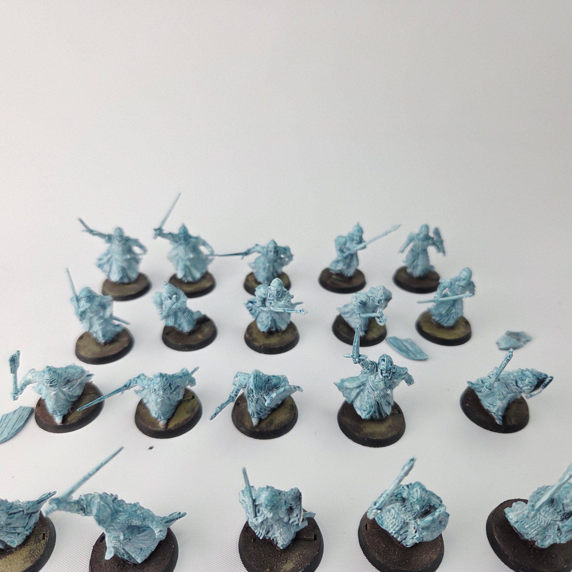 A photo of The Dead of Dunharrow Warriors of the Dead Miniatures