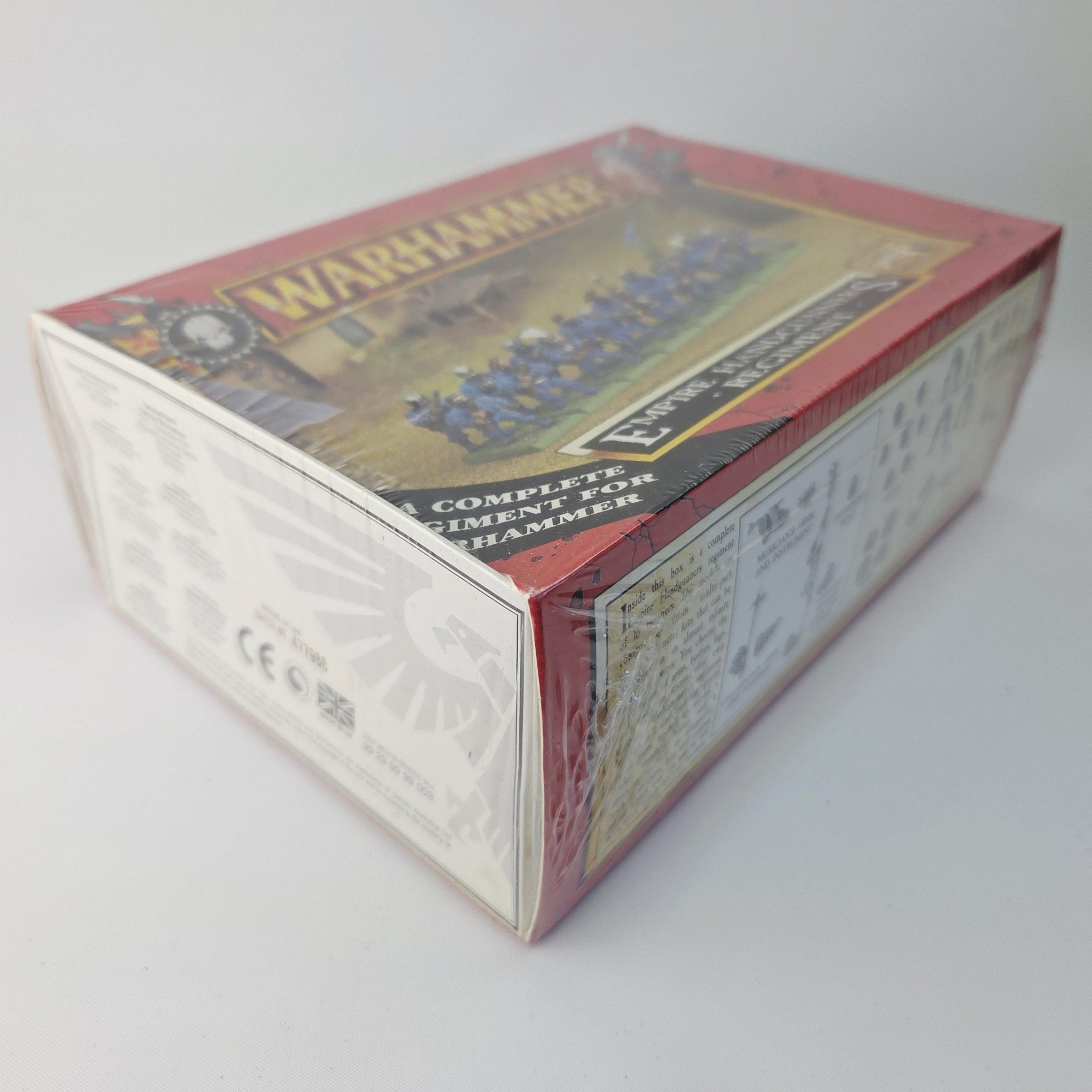 A photo of The Empire Handgunners Regiment Warhammer miniatures