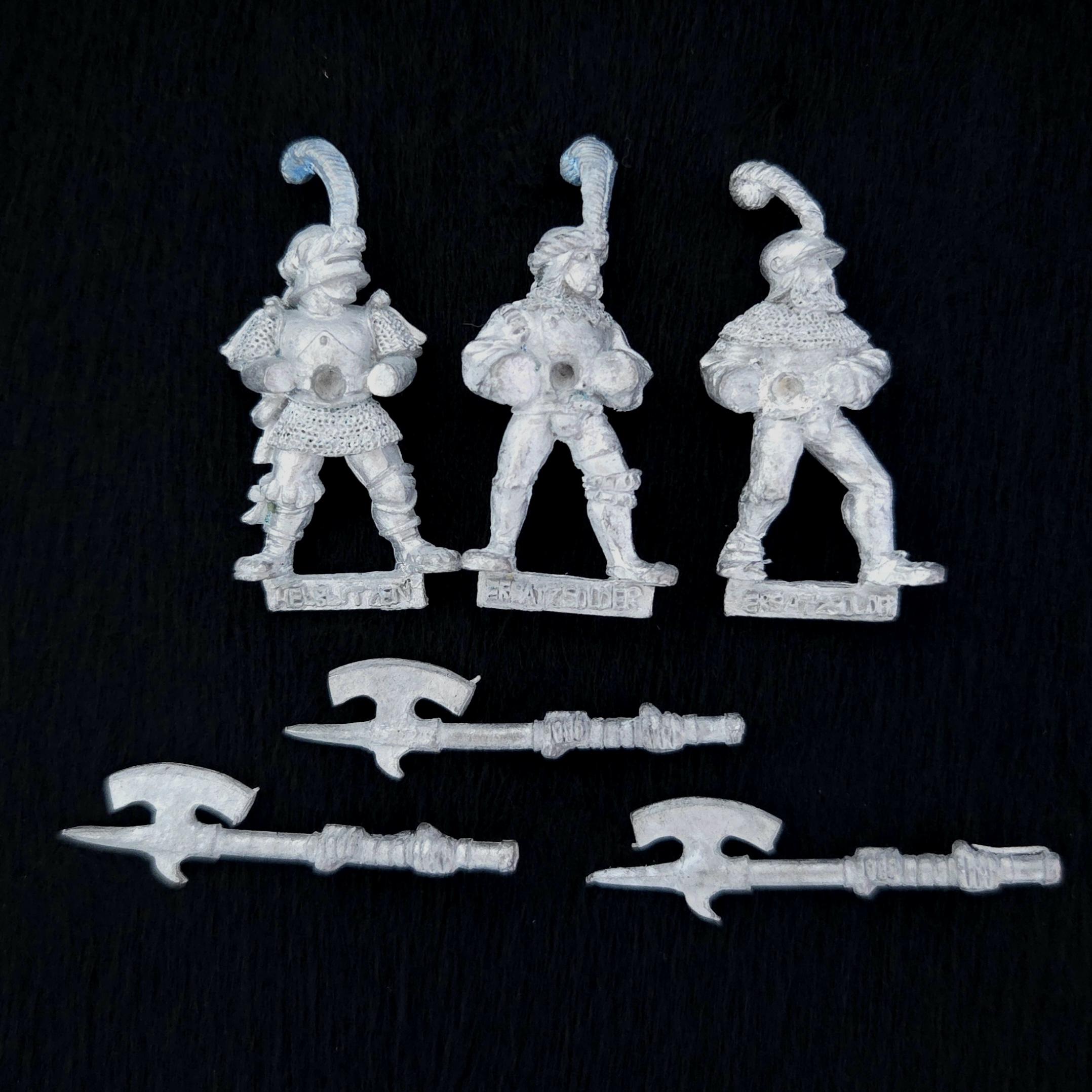 A photo of The Empire Footsoldiers Halberdiers Warhammer miniatures