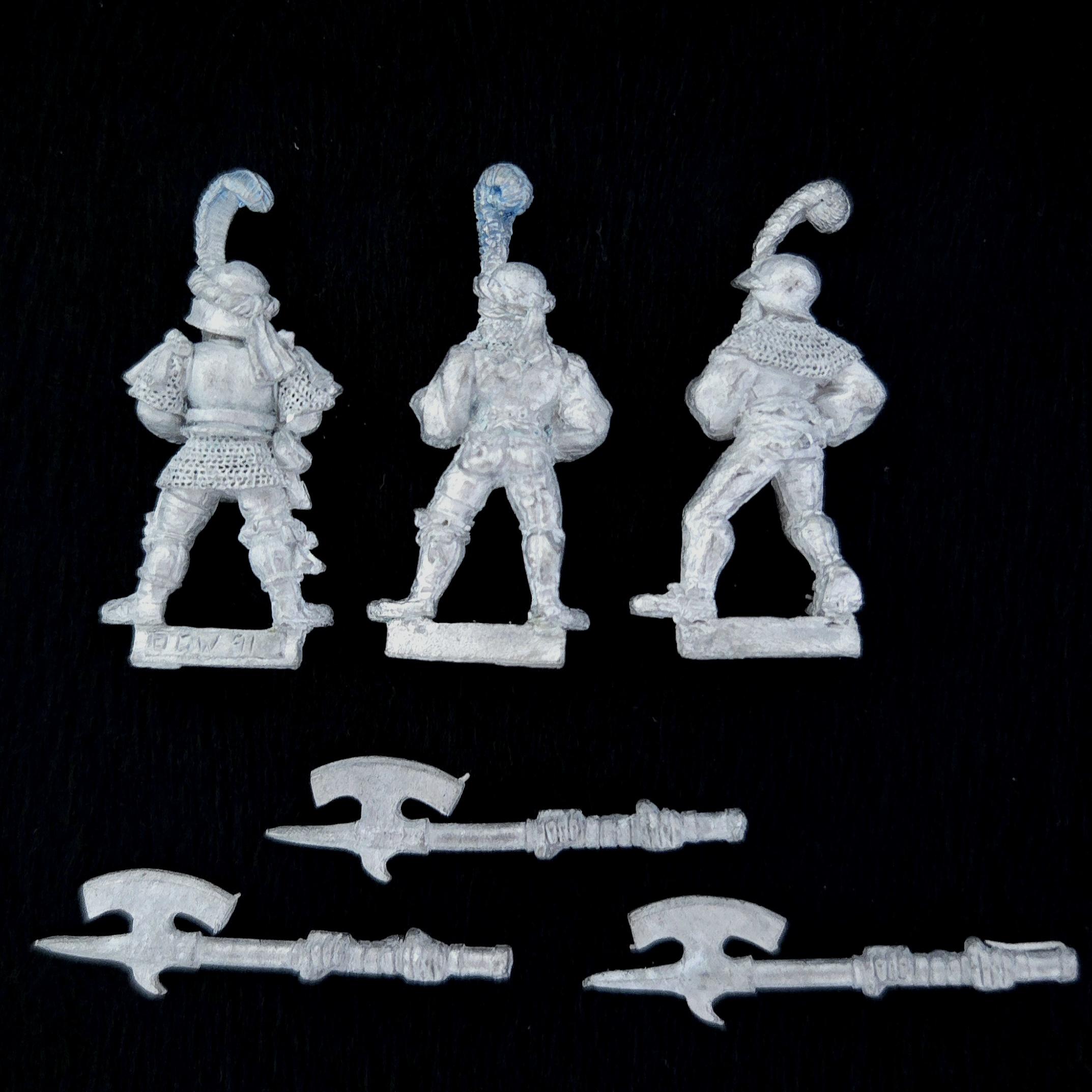 A photo of The Empire Footsoldiers Halberdiers Warhammer miniatures