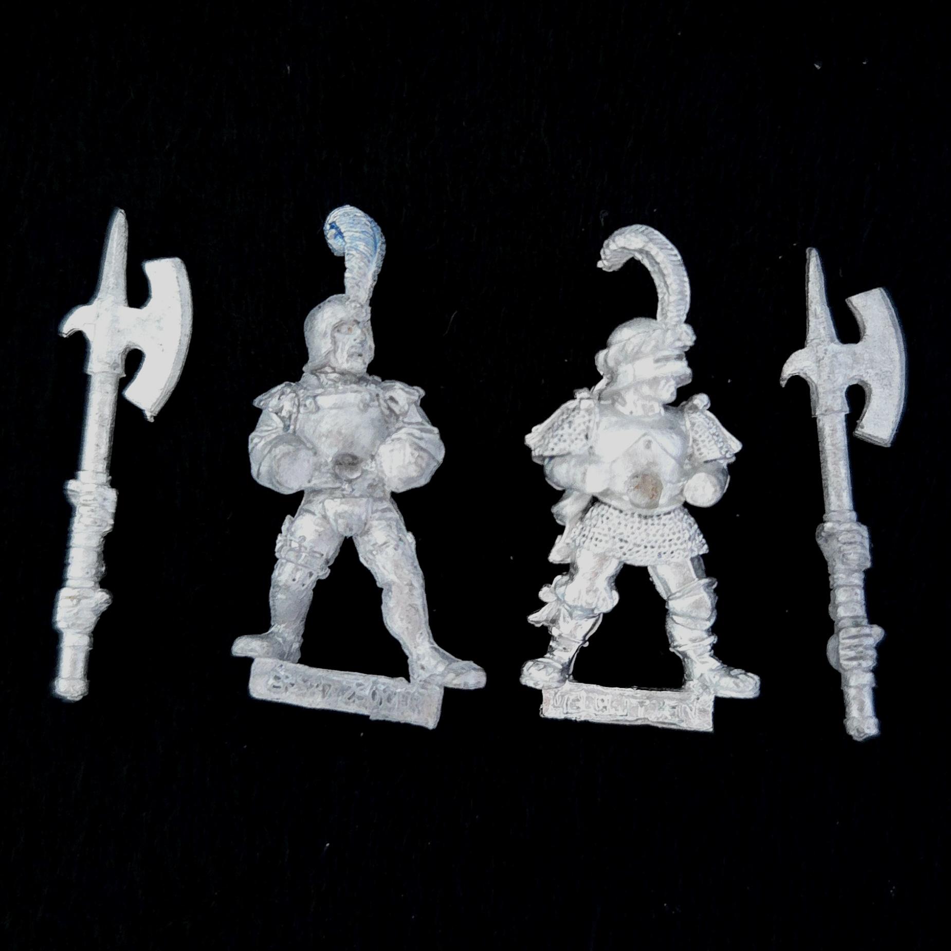 A photo of The Empire Footsoldiers Halberdiers Warhammer miniatures