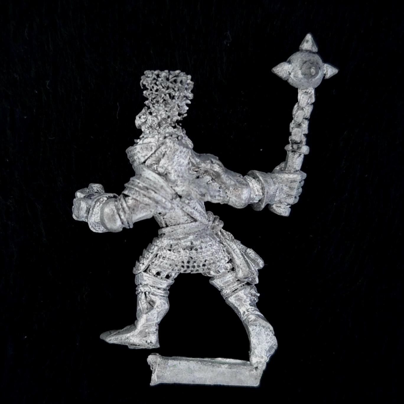 A photo of a Hero of the Empire Reiksguard Knight Warhammer miniature