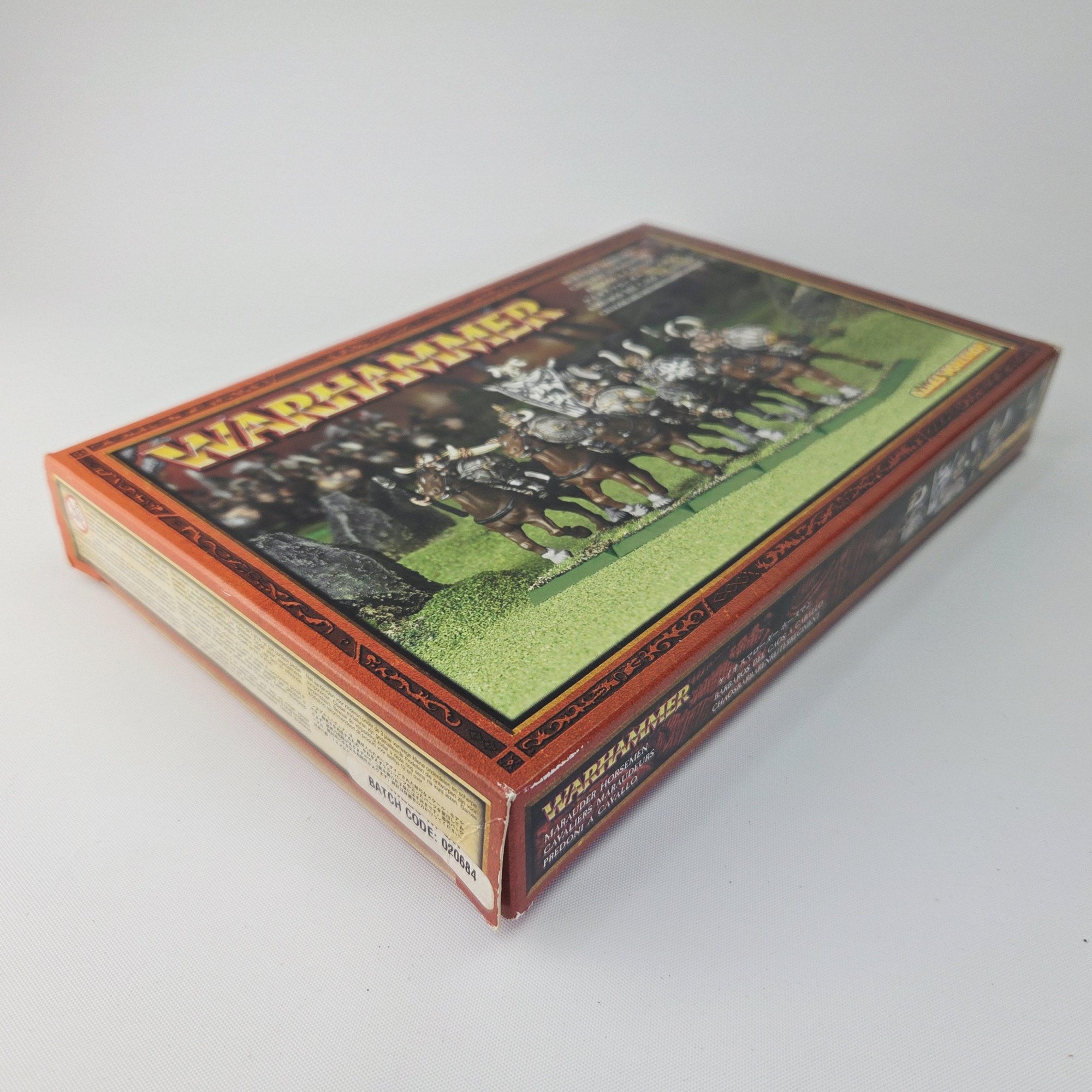 A photo of Chaos Warriors Marauder Horsemen Warhammer miniatures