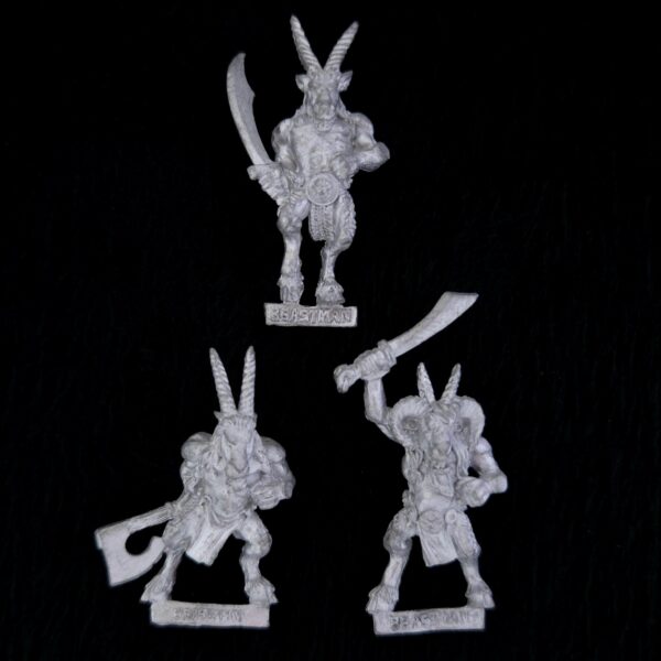 A photo of Beasts of Chaos Beastmen Warhammer miniatures