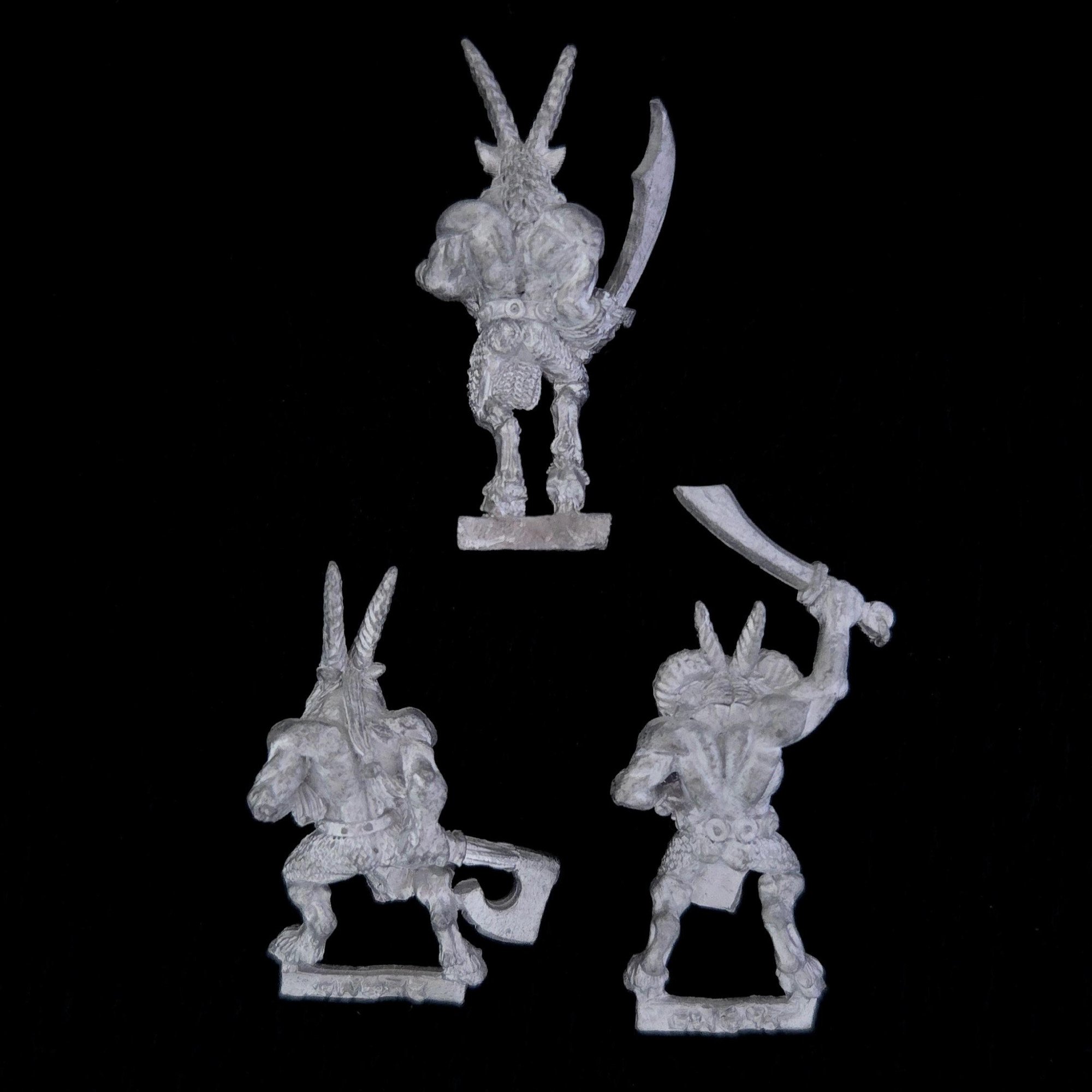 A photo of Beasts of Chaos Beastmen Warhammer miniatures