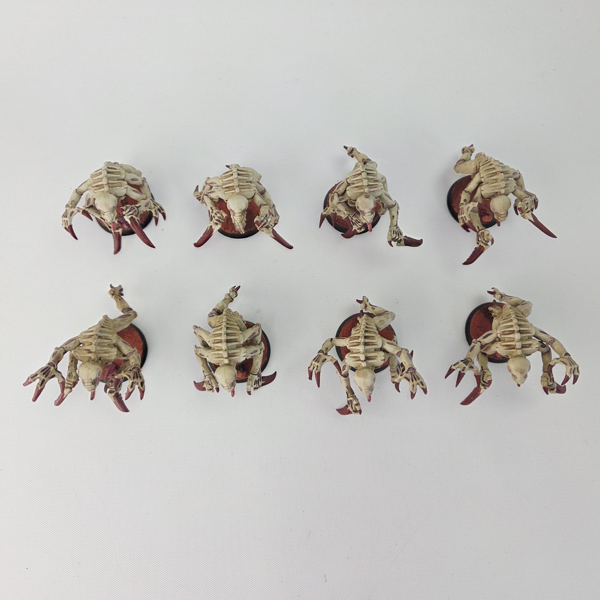 A photo of Tyranid Genestealers Warhammer miniatures