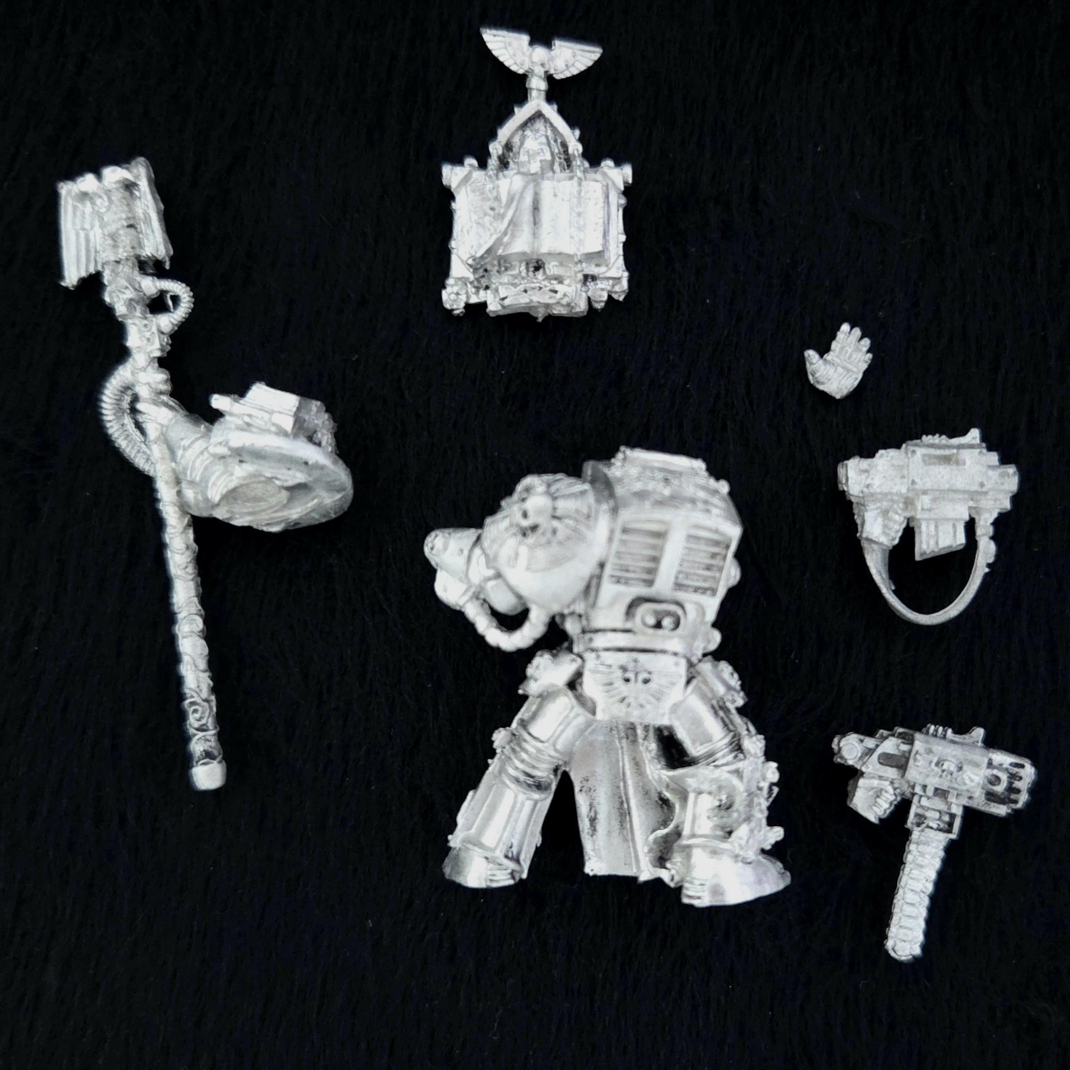 A photo of a Space Marines Terminator Librarian Warhammer miniature