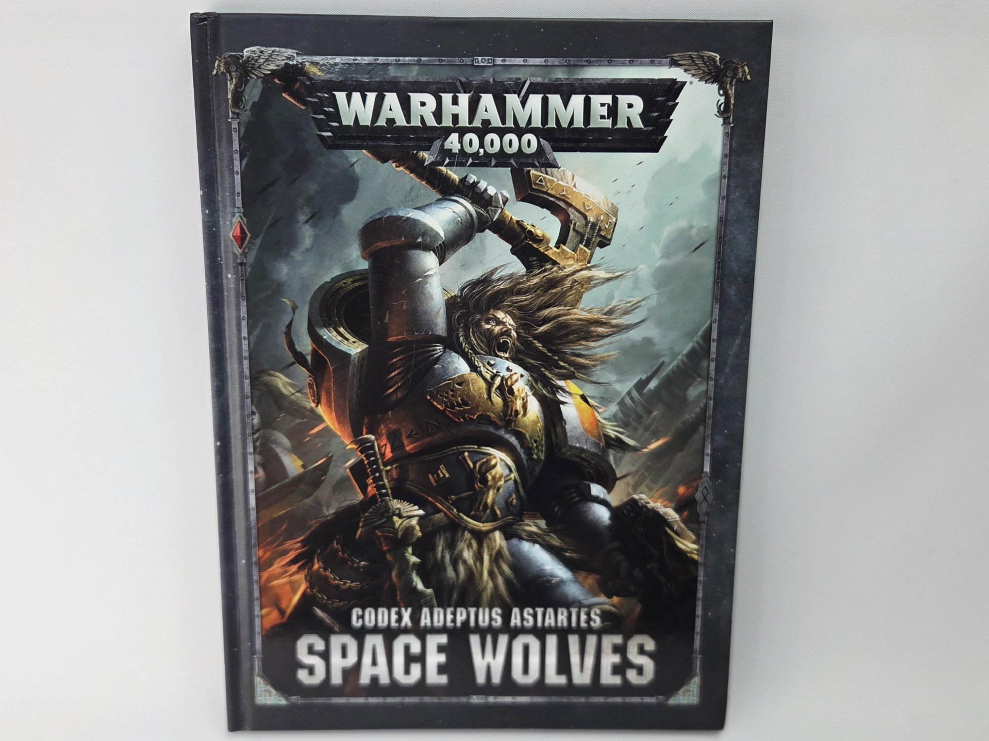 A photo of a Space Wolves 7th Edition Codex