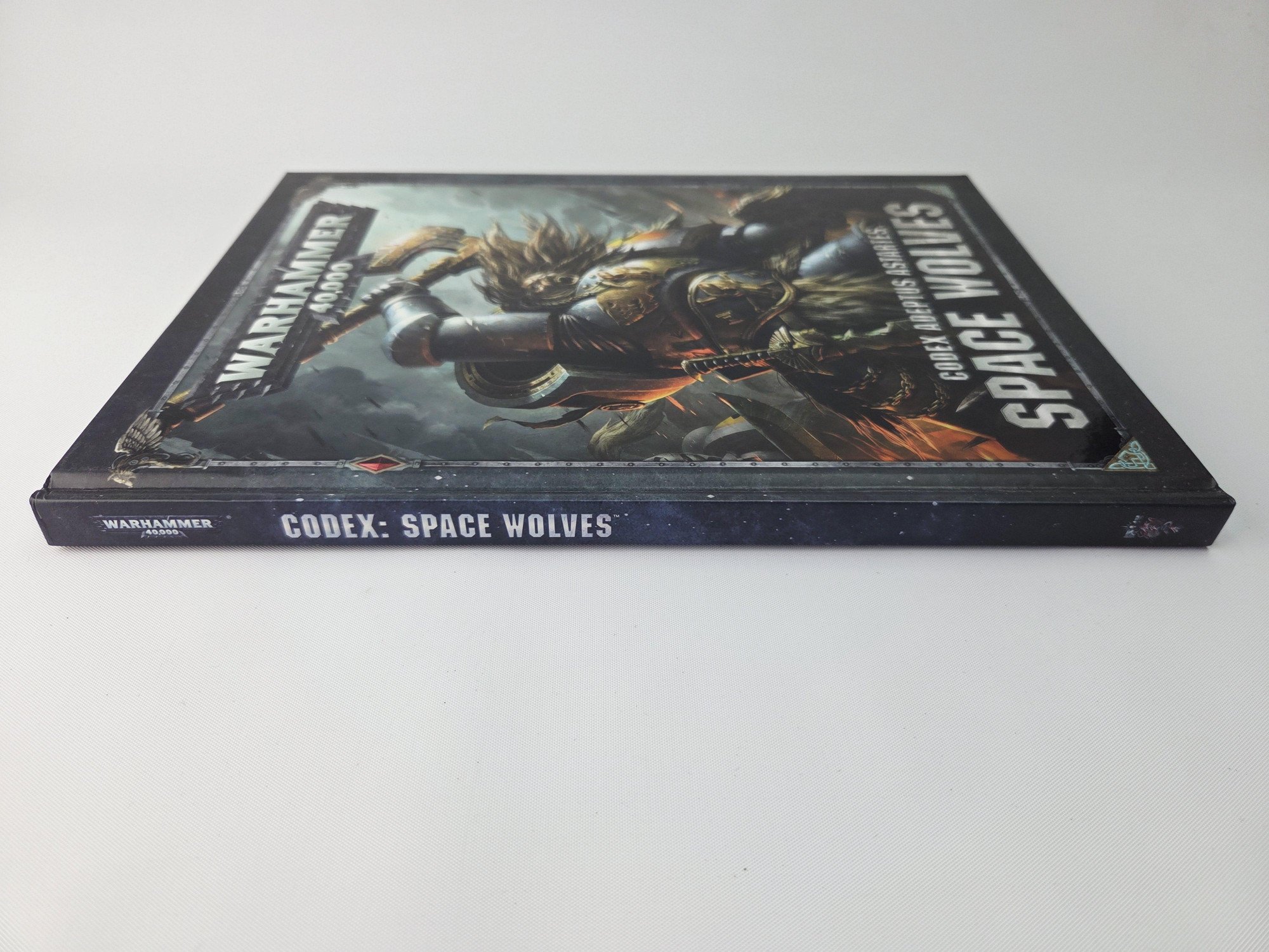 A photo of a Space Wolves 7th Edition Codex