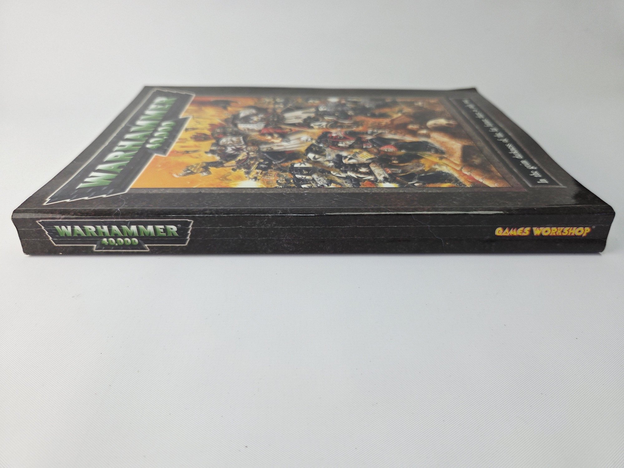 A photo of a Warhammer 40,000 3rd Edition Rulebook