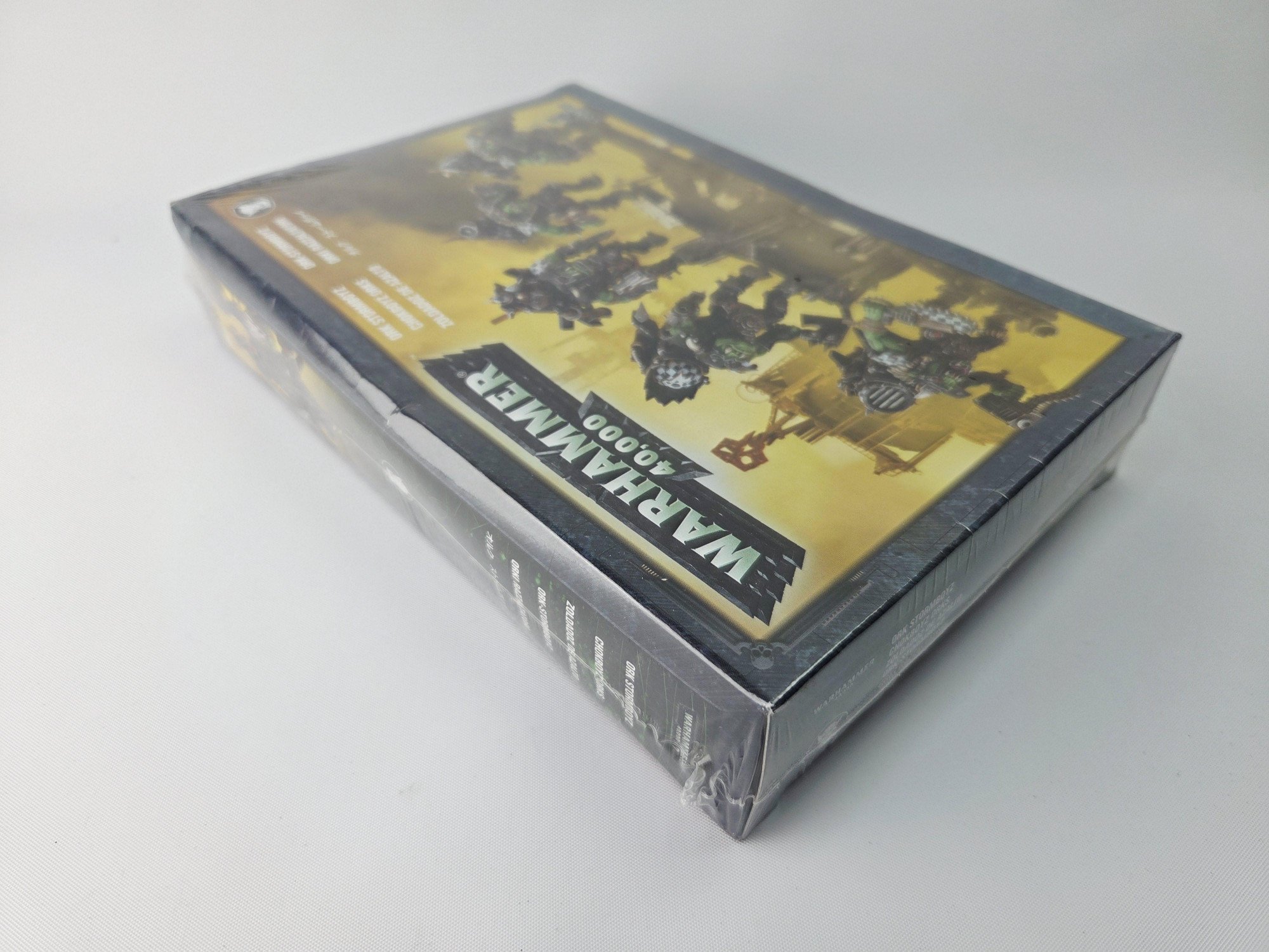 A photo of Ork Stormboyz Warhammer miniatures