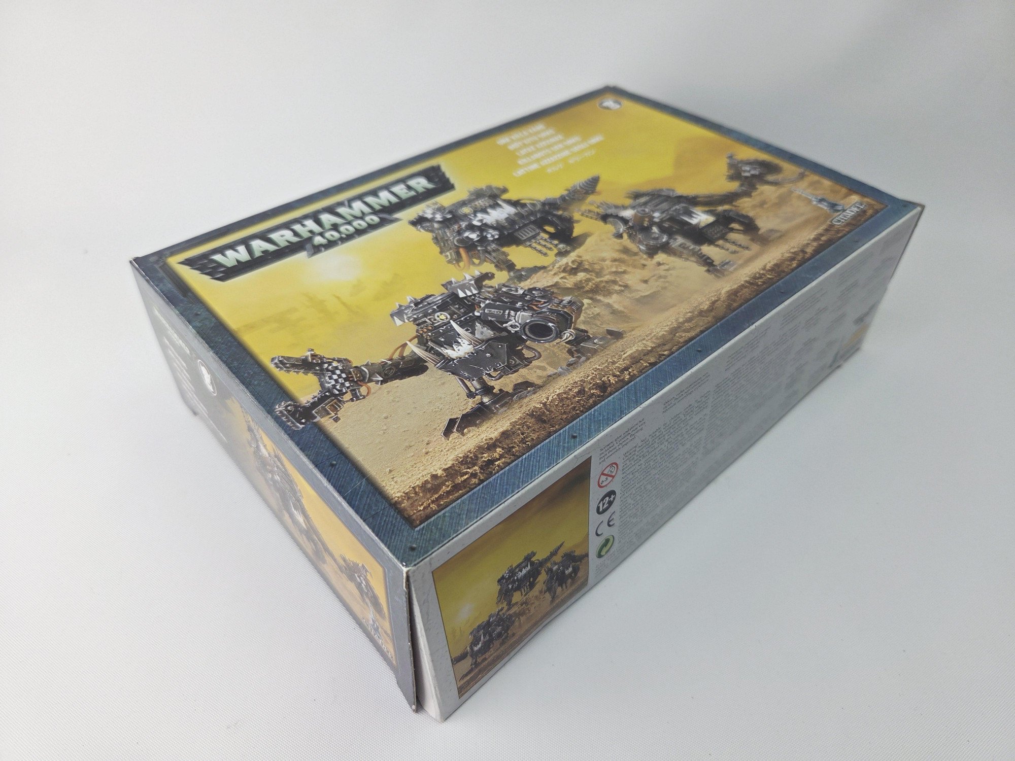 A photo of Ork Killa Kans Warhammer miniatures